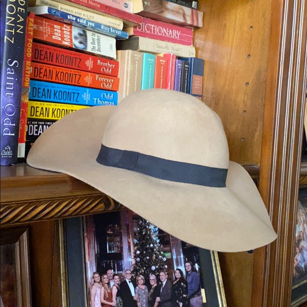 Tan suede hat
